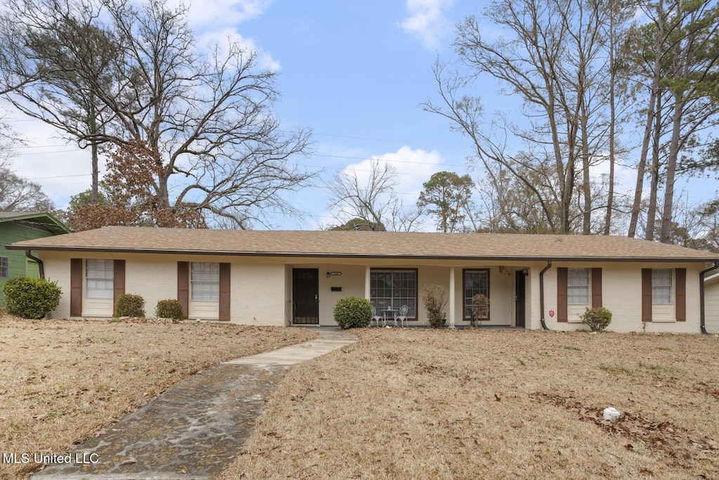 view of ranch-style home