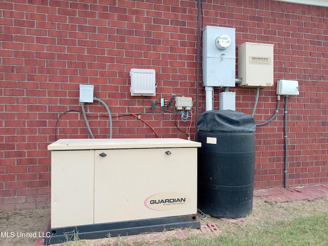 496 Cleveland Crossing Rd, Cleveland, MS 38732 - exterior view of a power unit, brick siding, and electric meter
