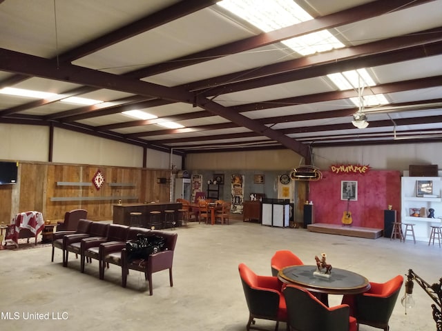 496 Cleveland Crossing Rd, Cleveland, MS 38732 - garage with wooden walls
