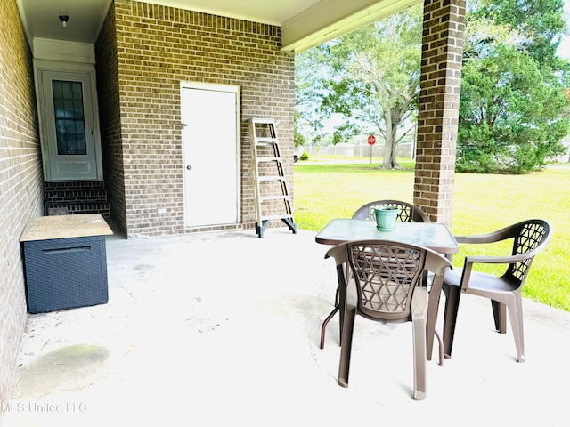 view of patio