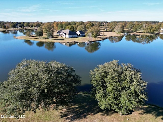 6 Lunker Ln, Poplarville, MS 39470 - view of subject property featuring a large body of water