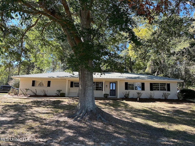 view of ranch-style home