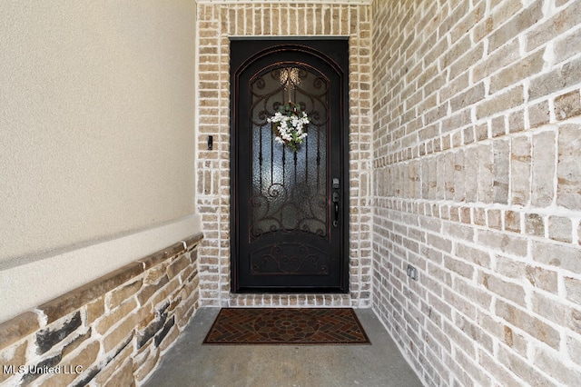 view of entrance to property