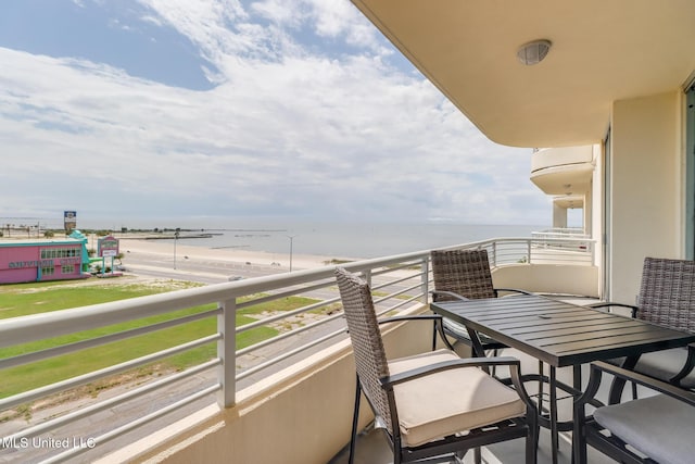 2060 Beach Blvd Unit 307, Biloxi, MS 39531 - balcony featuring a water view