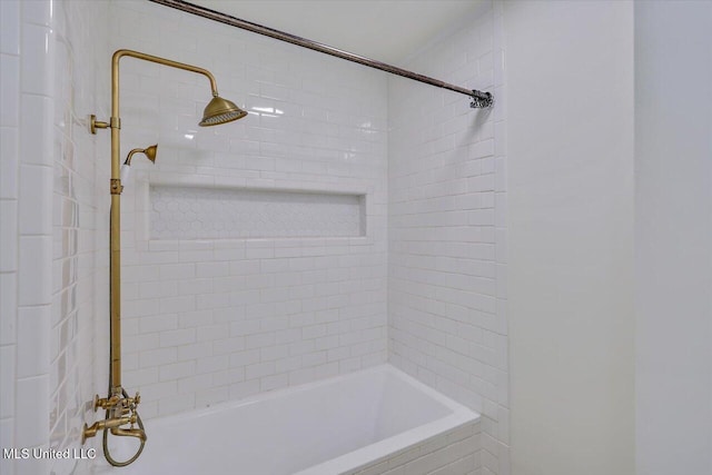 bathroom featuring shower / tub combination