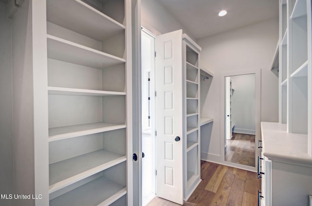 251 Westlake Cir, Madison, MS 39110 - spacious closet with wood finished floors