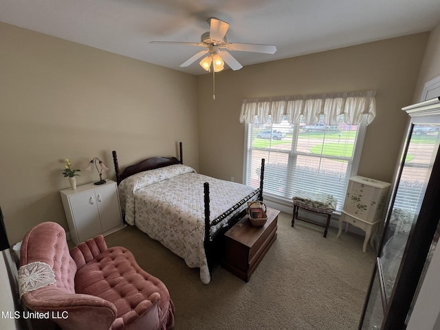 308 Barrington Cv, Byram, MS 39272 - carpeted bedroom with a ceiling fan