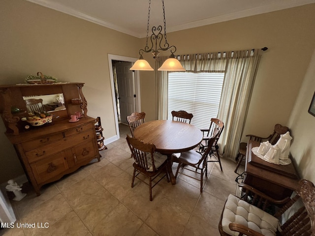 308 Barrington Cv, Byram, MS 39272 - dining room featuring crown molding and light tile patterned floors