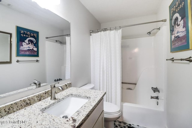3109 Breezy Hill Ln, Ocean Springs, MS 39564 - full bath with toilet, vanity, and shower / tub combo