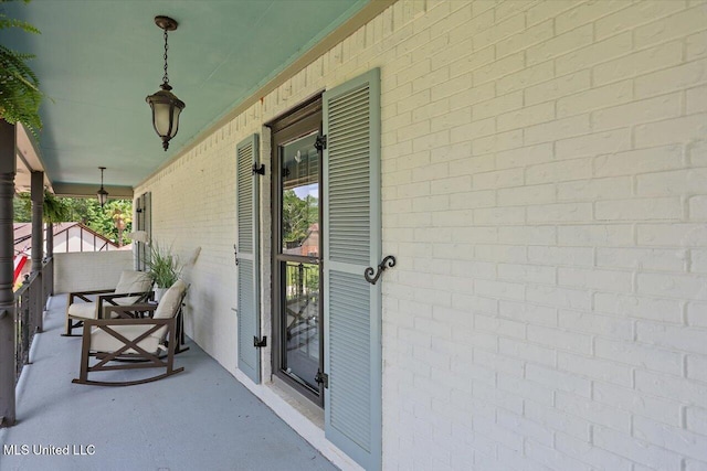 110 Stonington Ct, Brandon, MS 39047 - view of covered porch