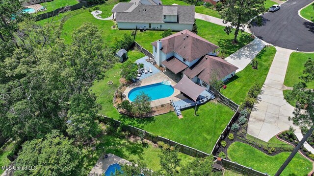 110 Stonington Ct, Brandon, MS 39047 - view of property location featuring a pool