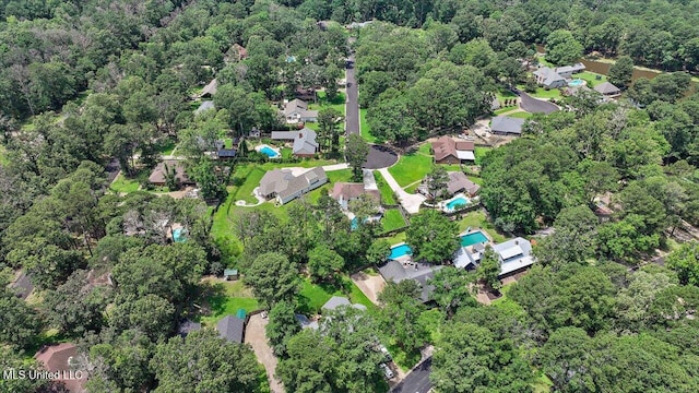 110 Stonington Ct, Brandon, MS 39047 - aerial view of property's location with nearby suburban area