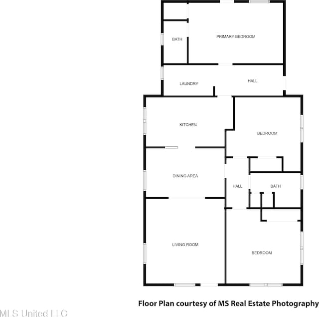 4006 Pine St, Pascagoula, MS 39567 - view of property floor plan