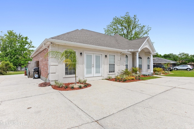 view of ranch-style home