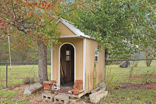 view of outbuilding