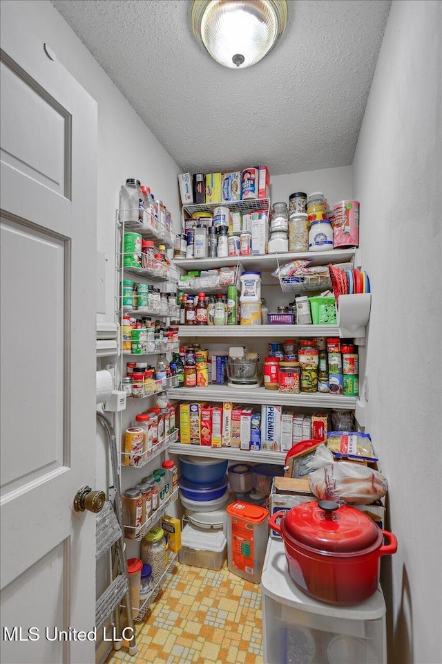 view of pantry