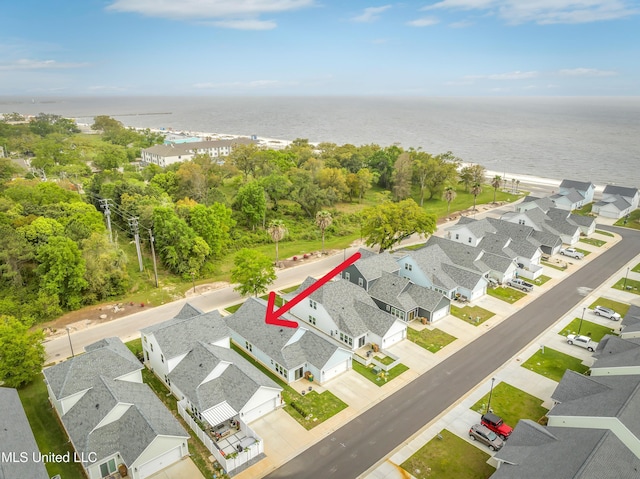 127 Grande View Dr, Biloxi, MS 39531 - aerial view with a residential view and a water view