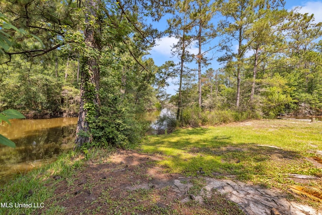 2529 Windward Dr, Gautier, MS 39553 - view of yard featuring a view of trees