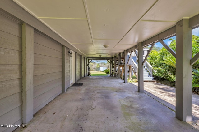 2529 Windward Dr, Gautier, MS 39553 - view of patio / terrace featuring stairway