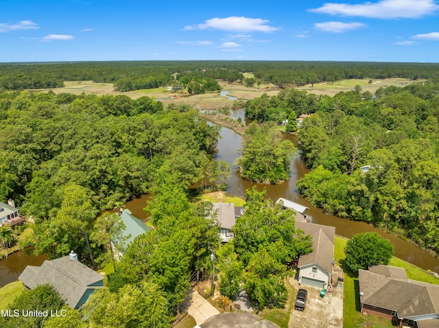 2529 Windward Dr, Gautier, MS 39553 - aerial view of a large body of water and a forest