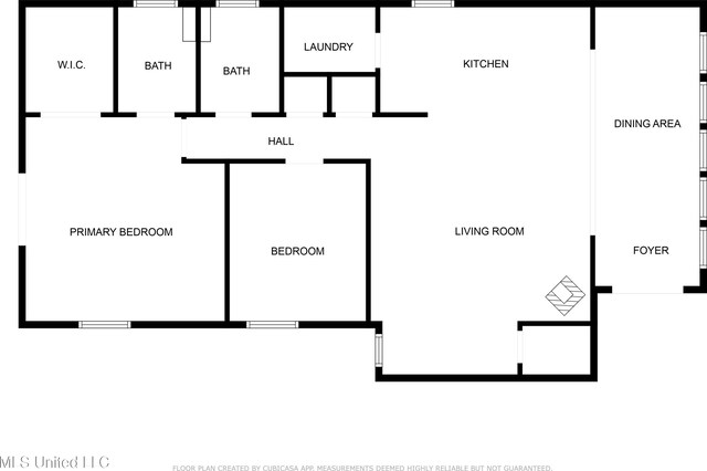 2529 Windward Dr, Gautier, MS 39553 - property floor plan