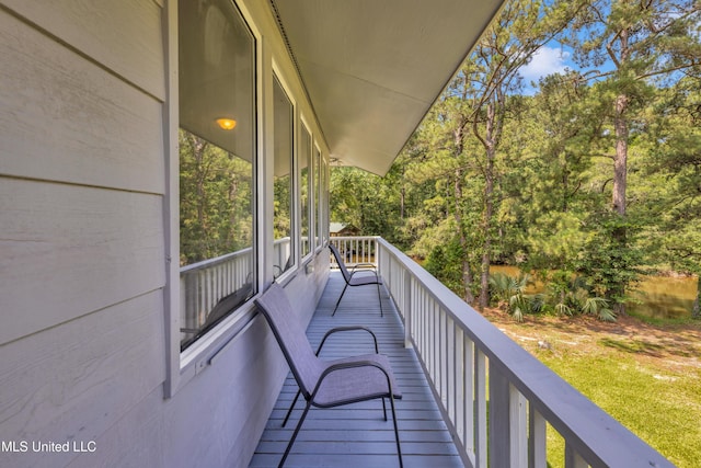 2529 Windward Dr, Gautier, MS 39553 - view of balcony