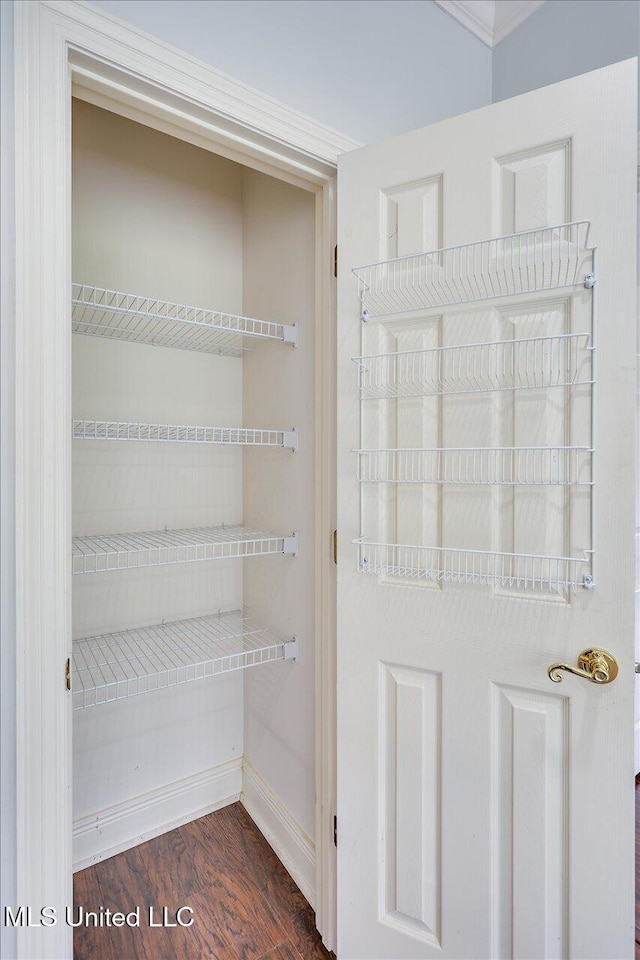 view of pantry