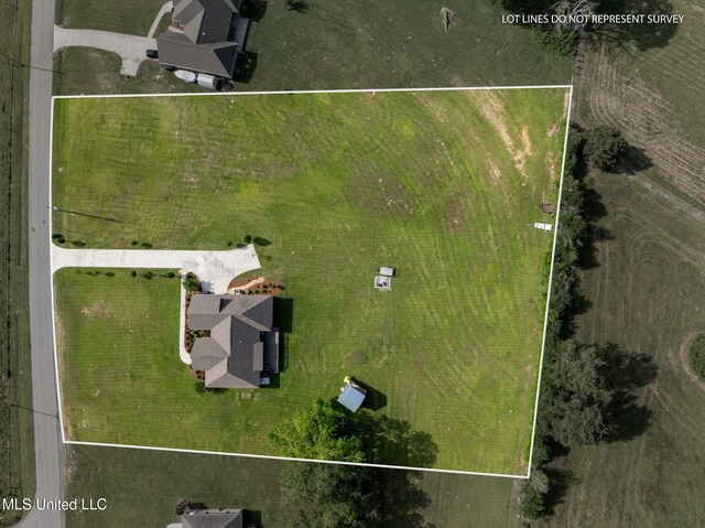 446 Newman Camp Rd, Sumrall, MS 39482 - aerial overview of property's location with property boundaries highlighted