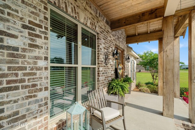 446 Newman Camp Rd, Sumrall, MS 39482 - view of porch