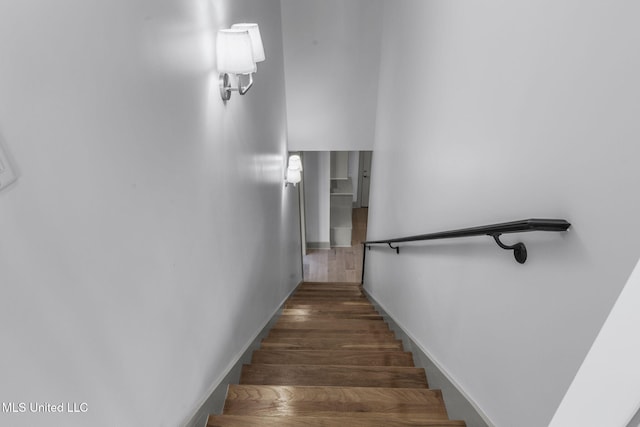 view of stairway