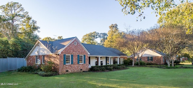 102 Melrose Montebello Pkwy, Natchez, MS 39120 - view of front facade with crawl space and brick siding