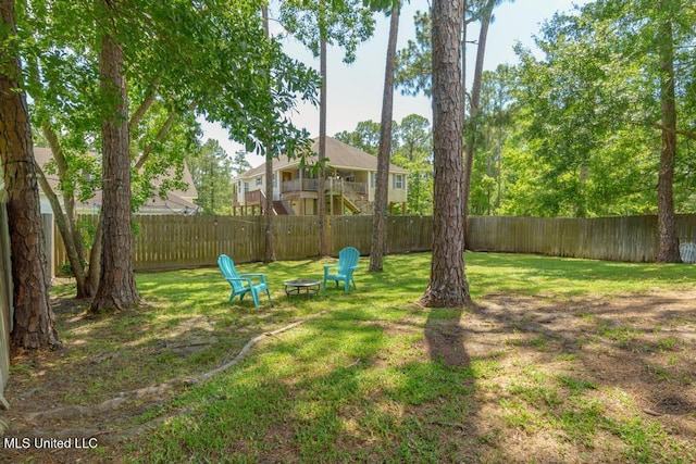view of yard