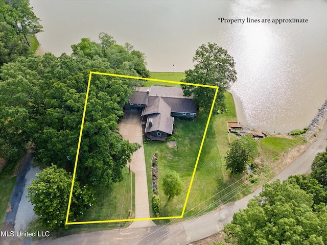 7300 W Shahkoka Dr, Olive Branch, MS 38654 - view of subject property with property parcel outlined