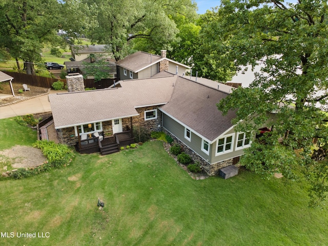 7300 W Shahkoka Dr, Olive Branch, MS 38654 - view from above of property