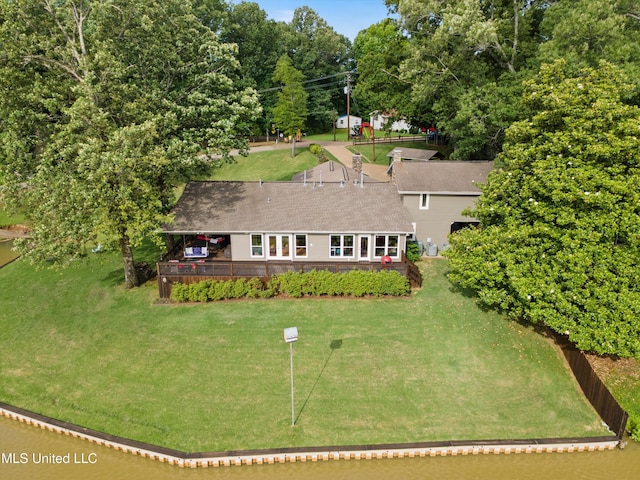 7300 W Shahkoka Dr, Olive Branch, MS 38654 - view from above of property