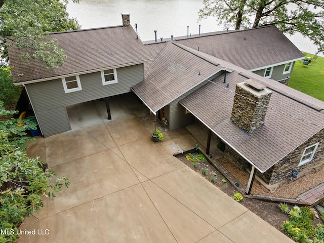7300 W Shahkoka Dr, Olive Branch, MS 38654 - aerial view of property and surrounding area