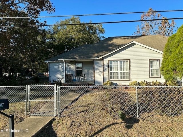 view of ranch-style home