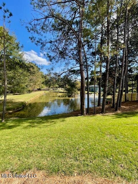 property view of water