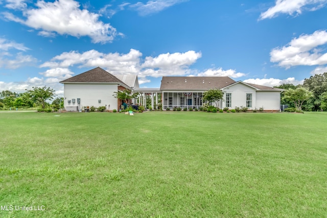 381 Parkinson Rd, Flora, MS 39071 - back of property with a lawn