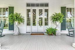 381 Parkinson Rd, Flora, MS 39071 - property entrance featuring french doors