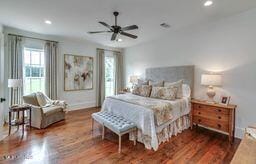 381 Parkinson Rd, Flora, MS 39071 - bedroom with wood finished floors, recessed lighting, and baseboards