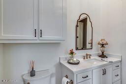 381 Parkinson Rd, Flora, MS 39071 - half bath with vanity and toilet