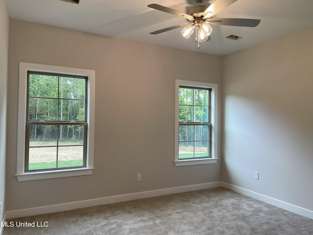 9092 Bennett Trl, Hernando, MS 38632 - empty room with carpet and ceiling fan