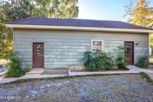 view of outbuilding