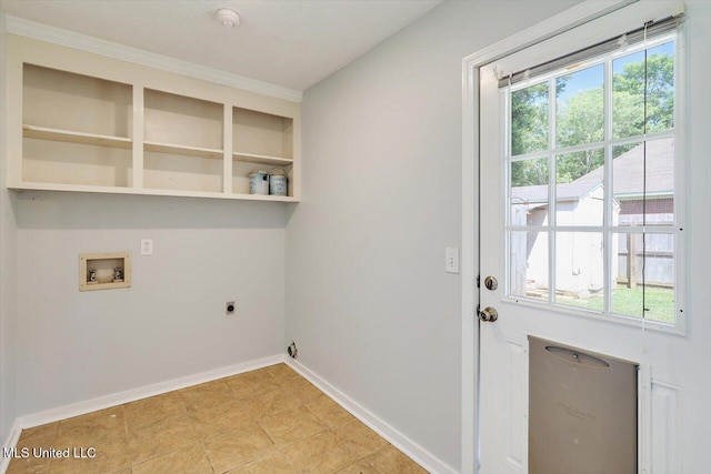 143 Glenwood Dr, Madison, MS 39110 - washroom with hookup for an electric dryer, hookup for a washing machine, and light tile patterned floors