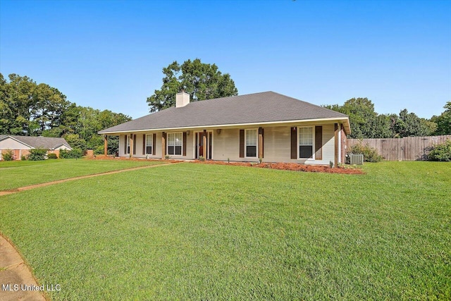 143 Glenwood Dr, Madison, MS 39110 - view of front of home with a chimney and a porch