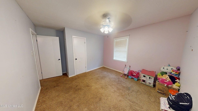 6400 Hans Rd, Moss Point, MS 39562 - recreation room featuring carpet and baseboards