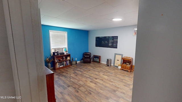 6400 Hans Rd, Moss Point, MS 39562 - home office with wood finished floors and baseboards