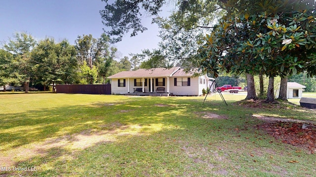 6400 Hans Rd, Moss Point, MS 39562 - view of ranch-style home