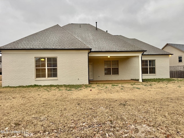 view of back of property